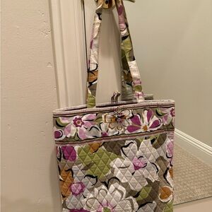 Vera Bradley Quilted Floral Tote Bag | Lightweight Shoulder Bag